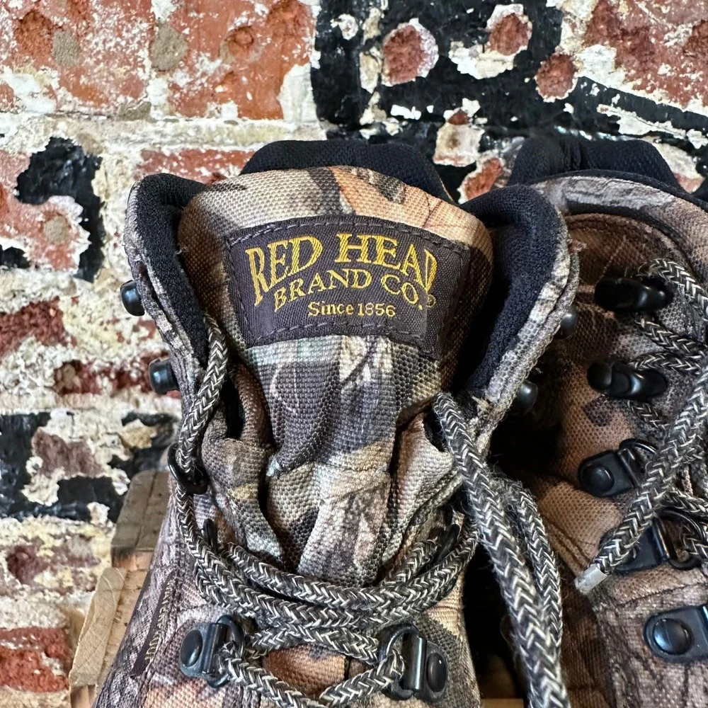 RedHead Camo Hunting Boots Waterproof Lace Up Mens 7 Outdoors